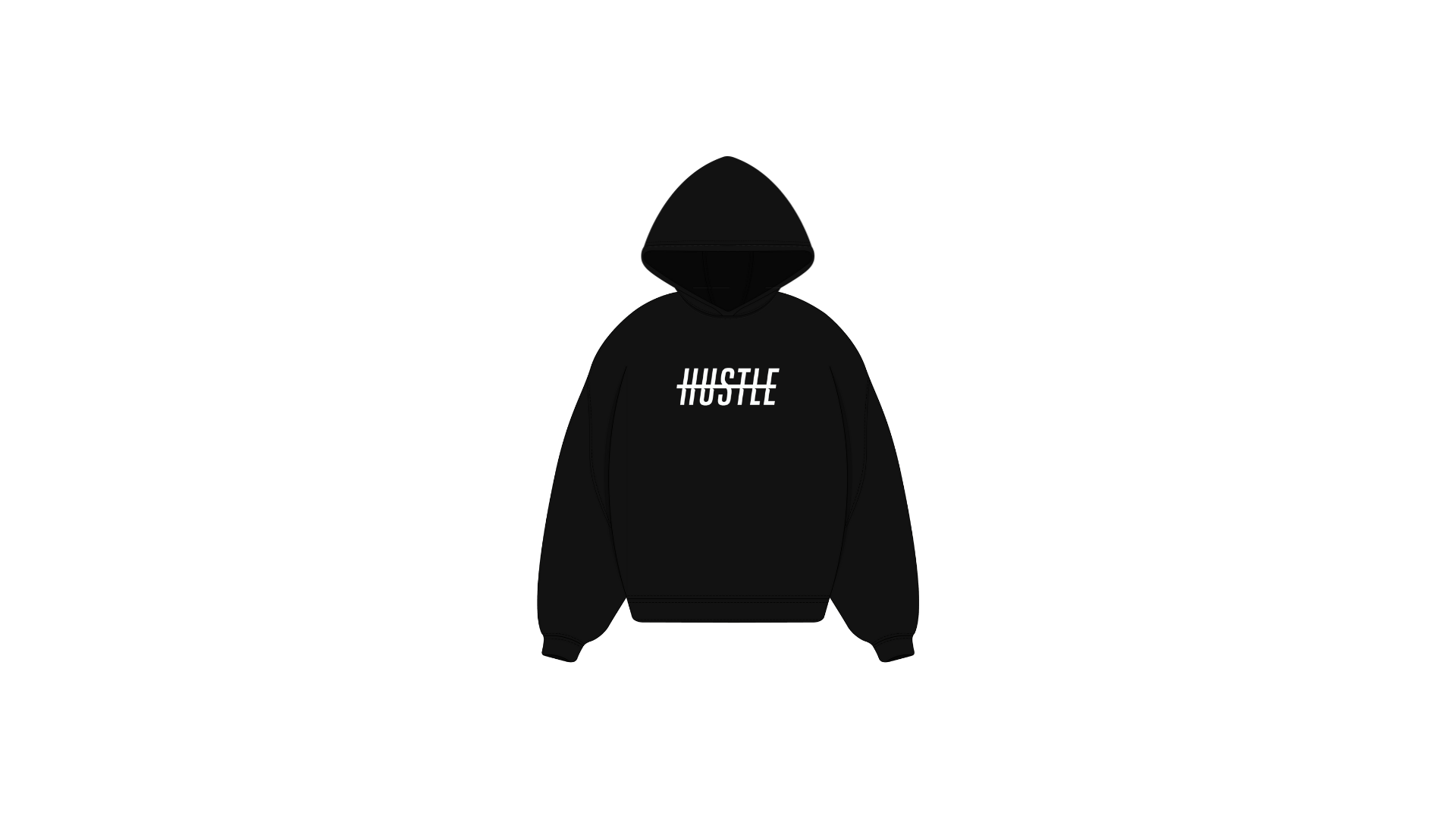 PREMIUM OVERSIZED HUSTLE HOODIE