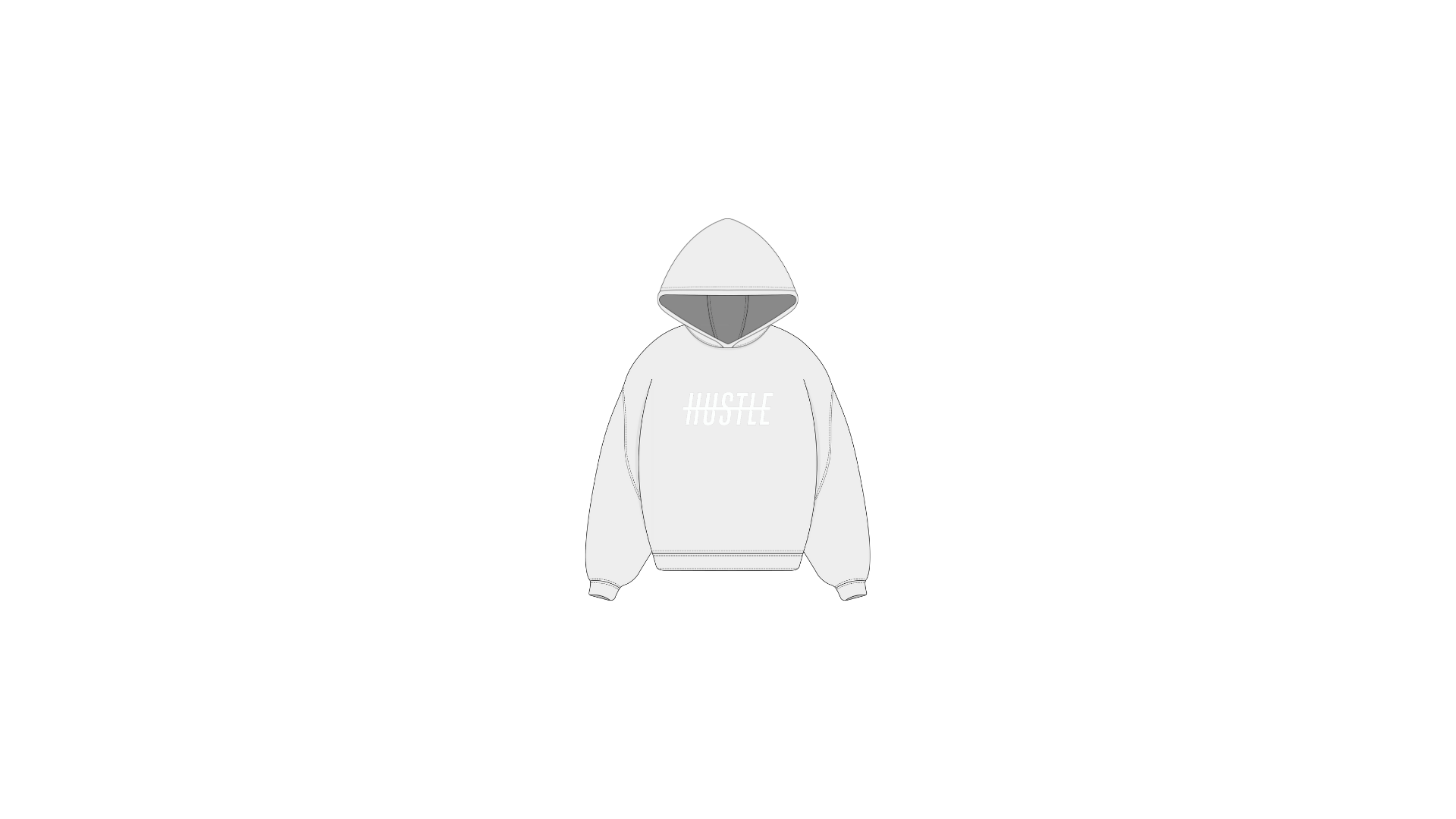 PREMIUM OVERSIZED HUSTLE HOODIE