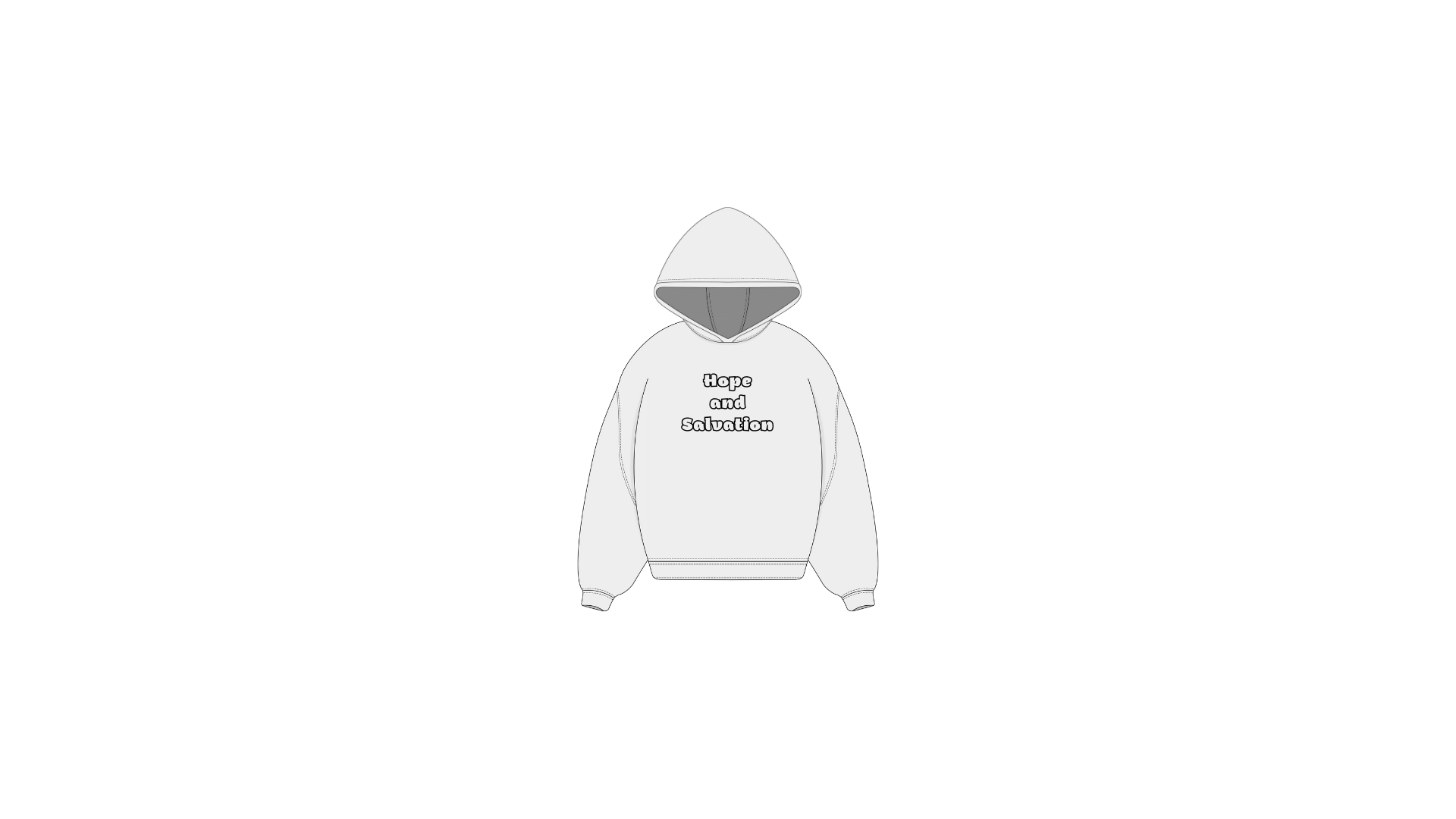 HOPE AND SALVATION PREMIUM OVERSIZED HOODIE